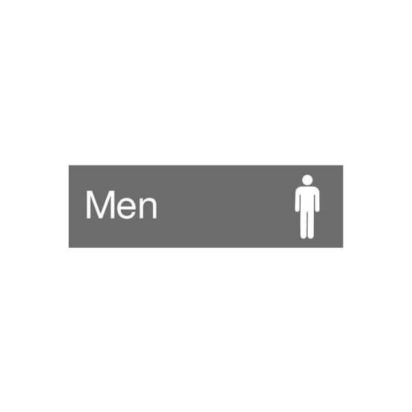 National Marker Co Engraved Sign - Men - Gray EN14GY - main